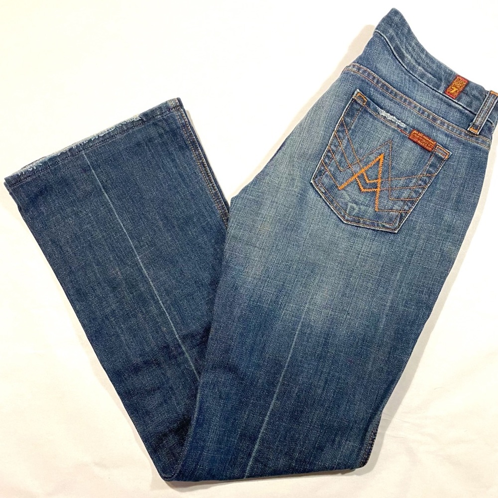 7FAM A Pocket Flip Flop Jeans Size 26